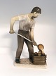 Bing & Grondahl. Porcelain figure. Foundry worker. Model 2335. Height 30 cm. (1 
quality)