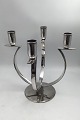 Frantz Hingelberg Sterling Sølv Fire-armet Art Deco Lysestage (1932)