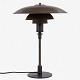 Poul Henningsen / Louis Poulsen.
PH 4/3 - Table lamp with patinated copper shades. Stamped 