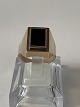 Herre guldring med sort Onyx, 8 karat, 
Størrelse: 63.
SOLGT