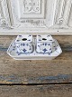 Royal Copenhagen Musselmalet riflet skrivetøj med to blækhuse no. 127