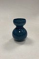 Gray-blue Opaque Flower Bulb Vase Holmegaard / Kastrup /Fyens Glassworks