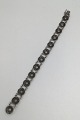 Georg Jensen Sterling Silver Marguerit (Daisy) Bracelet, black