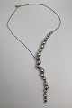 Georg Jensen Sterling Sølv Moonlight Grapes Halskæde