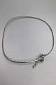 Georg Jensen Sterling Sølv Halsring No. 241  Forget Me Knot Torun
