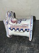 Faiance digure: Cradle With Child as Money box From Aluminia / Royal Copenhagen