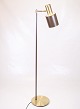 Gulvlampe - Model studio - Brunt lakeret Metal & Messing - Jo Hammerborg - Fog & 
Morup - 1970erne
