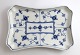 Royal Copenhagen. Blue fluted, plain. Square dish. Model 269. Length 22.5 cm. 
Width 14.5 cm. (1 quality).