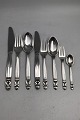 Georg Jensen Sterling Sølv Konge Bestik Sæt 12 Personer (96 dele)