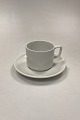 Royal Copenhagen Hvidpot Coffee Cup and Saucer No. 6237