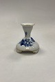 Royal Copenhagen Blue Flower Curved with Gold Candlestick No. 1711