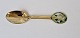 A.Michelsen Christmas spoon in gold-plated sterling silver with enamel 1980