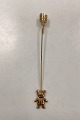 Georg Jensen Golden Christmas Lyseholder - Bamse 2003
