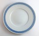 Royal Copenhagen. Blue Fan. Lunch plate. Model 621 (11520). Diameter 22.5 cm. 
Nice well-maintained (3 quality)