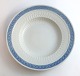 Royal Copenhagen. Blue Fan. Deep plate. Model 11515. Diameter 22.5 cm. Nice 
well-maintained (3 quality)