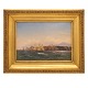 C. F. Sørensen, 1818-79, oil on plate. Signed and dated June 5th 1845. Visible 
size: 23x33cm. With frame: 29x39cm