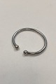 Ole Jacobsen Moderne åben Armring i Sterling Sølv