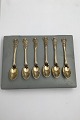 Anton Michelsen Sterling Silver Rosenborg Mocha Spoon Set (6)