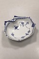 Royal Copenhagen Blue Fluted Half Lace Mussel-shaped Dish No. 556