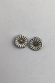 A Michelsen Gilded Sterling Silver Marguerit (Daisy) Earrings(Clips)