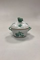 Herend Chinese Bouquet Green Lidded Bowl No. 6018/VAV