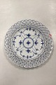 Royal Copenhagen Blue Fluted Full Lace Flat Plate with open-work border No. 1/1098