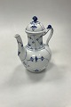 Royal Copenhagen Blue Fluted Plain Large Coffee Pot No. 48