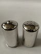 Georg Jensen. Salt and pepper shaker in sterling silver 801 - Bernadotte.