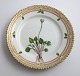Royal Copenhagen, Flora Danica. Kage tallerken. Design #3552. Diameter 14,5 cm. (1 sortering). Parnassia kotzebue