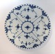 Royal Copenhagen. Blue Fluted Full Lace. Dinner plate, extra flat. Model 1089. Diameter 25 cm. (1 quality).