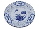 Blue Flower CurvedLarge double full lace plate