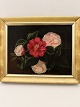 Blomster maleri 30 x 37 olie på lærred