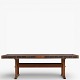 Jens Harald Quistgaard / Nissen LangåCoffee table in patinated oak decorated with brown tiles. Stamped by manufacturer.1 pc. in stock