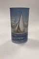 Bing and Grøndahl Art Nouveau Vase - Sailboat No. No. 450/5407