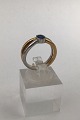 Georg Jensen 18K Guld Ring No. 15 (Safir)
