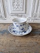 Royal Copenhagen Musselmalet riflet stor højhankskop no. 72