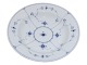 Blue Fluted PlainLarge soup plate 24.5 cm. from before 1894