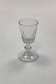 Holmegaard Christian VIII Hedvinsglas gammelt med bred fod - 10,2 cm