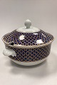 Royal Copenhagen Liselund Mørkeblå Terrin med låg No. 183/182