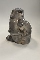 Royal Copenhagen Abe med unge Figur No. 1201
