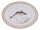 Flora DanicaMiddagstallerken med fisk 25,5 cm. #3549