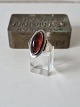 N.E.From vintage ring i sterlingsølv med rav