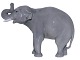 Royal Copenhagen figurSjælden elefant fra før 1928