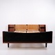 Hans J. Wegner Dobbeltseng Model GE 701 i Teak med Sjeneflet for Getama, 1950erne
