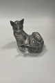 Royal Copenhagen Figur af legende Kat No. 2284