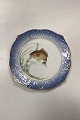 Royal Copenhagen Blåt Fiskestel Tallerken No. 19/3002
