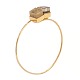 18kt gold bangle by Anni & Bent Knudsen. D inside: 5,8cm
