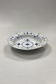 Royal Copenhagen Musselmalet Riflet Dyb Tallerken No. 166