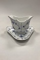 Royal Copenhagen Musselmalet Riflet Trekantet Sauceskål No. 203