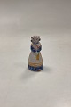 L. Hjorth Ceramic Figurine - Young Woman in Traditional Costume